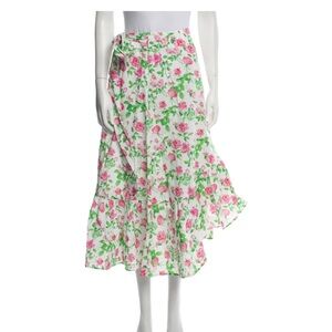HILL HOUSE HOME
Floral Print Midi Length Skirt